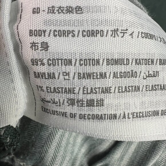 Abercrombie Fitch Jeans Womens 29x30* 90s Straight High Rise Green Denim Tag 28R - Picture 8 of 16